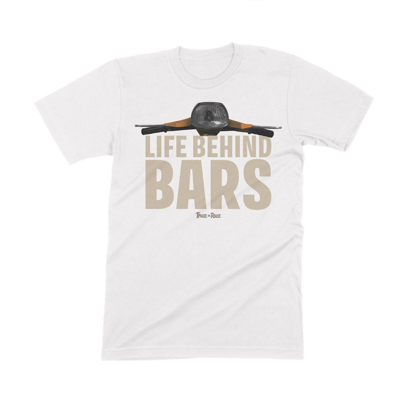 T-Shirt Life behind Bars Weiß